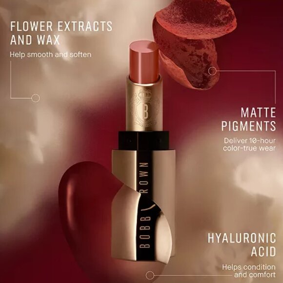 Bobbi Brown LE Luxe Matte Lipstick*~Power Play 528 (Vibrant Orange) 3.5g NIB - Picture 9 of 9